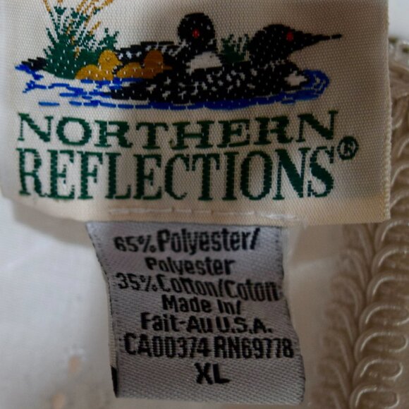 Northern Reflections XL White Embroidered Short Sleeve Button-Up Top - Picture 6 of 6